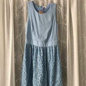 Francesca’s Blue Lace Dress